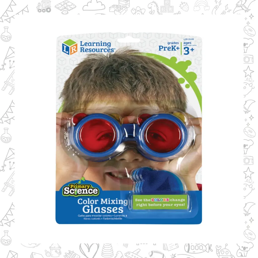 Color mixing glasses