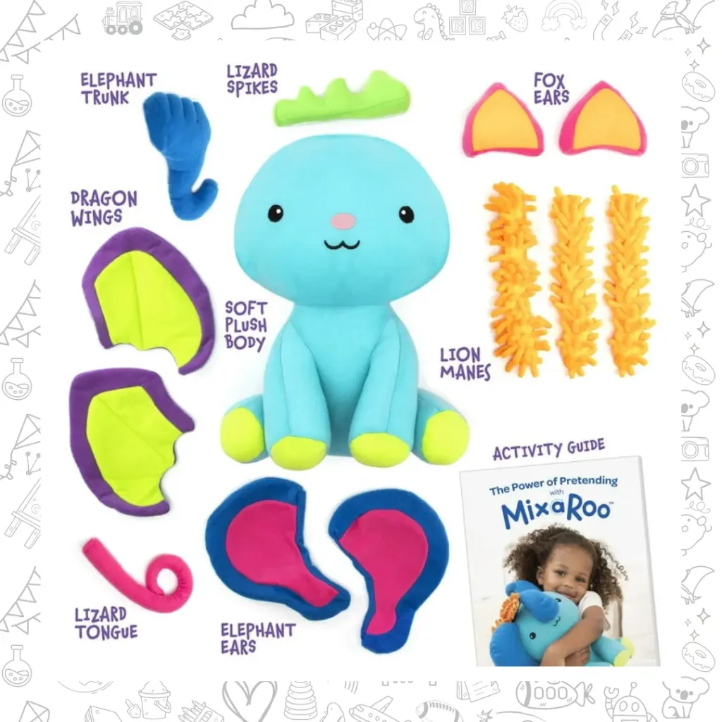 Peluche didáctico. Mix a roo