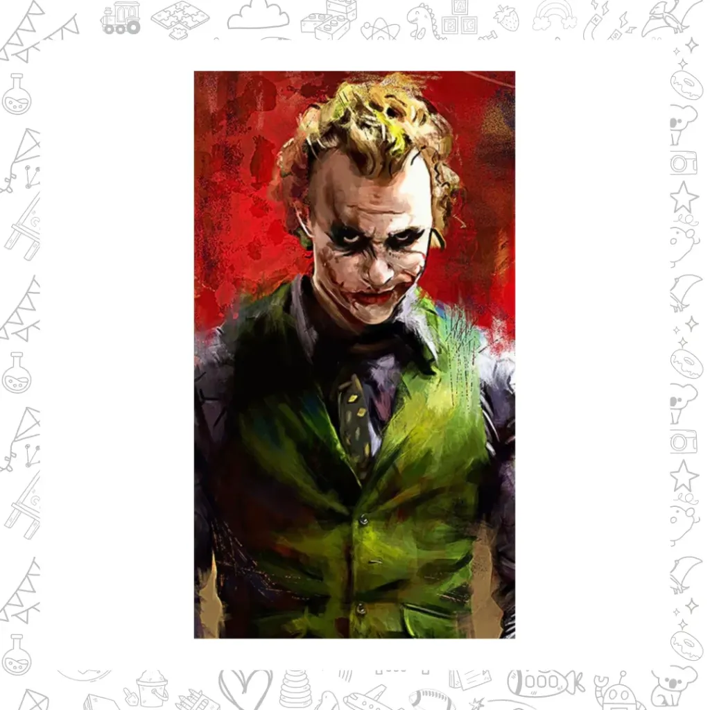 Joker. pinta por número