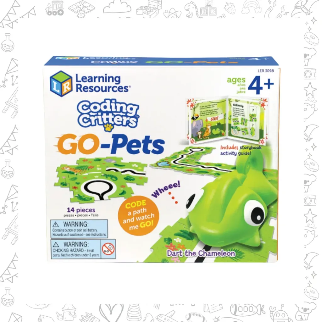 Dart the chameleon Coding critters